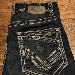 Buckle Black Straight Jeans